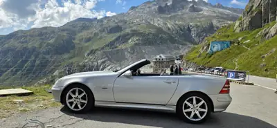 Mercedes-Benz SLK 200 Kompressor — Cabriolet sportif 2002, entretien impeccable — Außenansicht