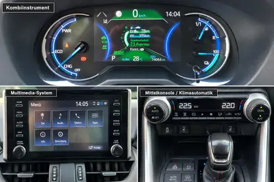 Toyota RAV-4 2.5 Plug-In Hybrid Premium — 306 PS, 78 km d'autonomie électrique — vista posteriore