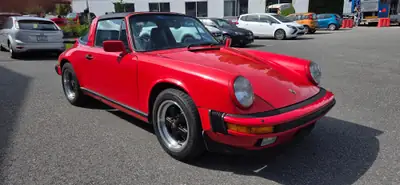 Porsche 911 Carrera 3.2 de 1987 — Targa emblématique, expertisée et révisée — fianco