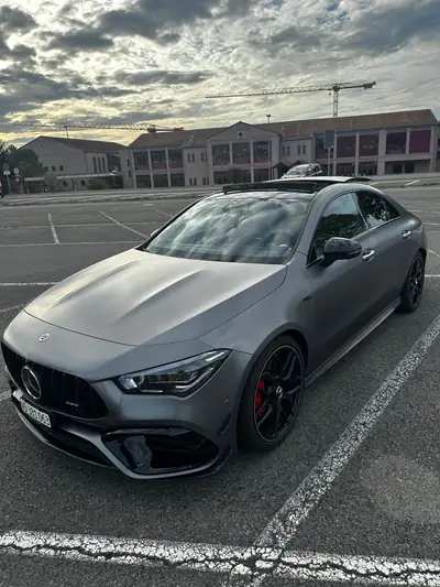 Mercedes-Benz CLA 45 S AMG 4matic+ — Performance 421 ch, 98'000 km, sans sinistre — vue extérieure