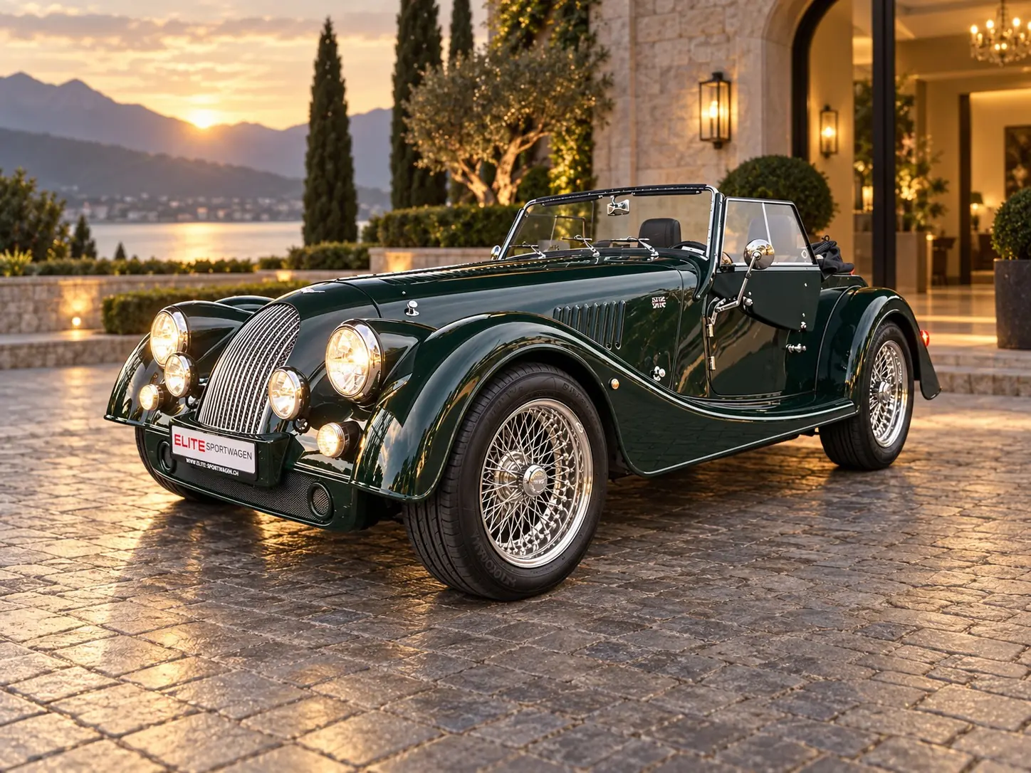 Morgan Plus Four 2.0 Automatik — Roadster british iconique, 258 ch, cuir Mulberry