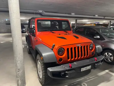 Jeep Wrangler 2.8 CRD Sport — Mythique 4x4 diesel, LED intégrales, sans sinistre — Heckansicht