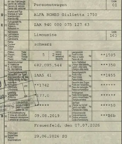 Alfa Romeo Giulietta 1750 Veloce TBi — Coupé sportif 240 ch, kilométrage maîtrisé — Detail