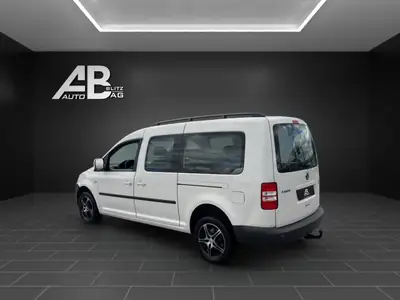 VW Caddy Maxi 2.0 TDI — 7 places, 4Motion, grand service réalisé — rear view