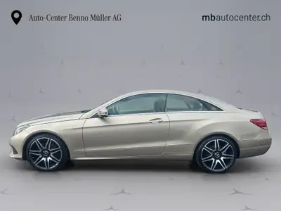 Mercedes-Benz E 350 4Matic Coupé — Élégance sportive et transmission intégrale — side view
