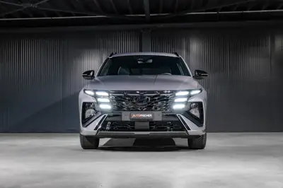 Hyundai Tucson 1.6 TGDI HEV N-Line 4WD — Hybride essence performant, 5500 km seulement — arrière