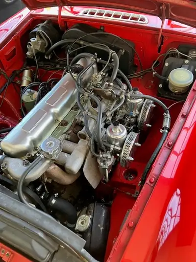 MG MGC 1969 — Cabriolet Britannique Mythique, État Exceptionnel — détail