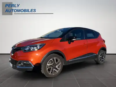 Renault Captur 1.2 TCe Privilege EDC — Citadin dynamique sans sinistre, orange métallisé — Seitenansicht