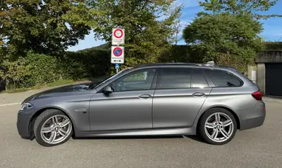 BMW M550d xDrive Touring — Break sportif diesel, 381 ch, équipements premium — Seitenansicht