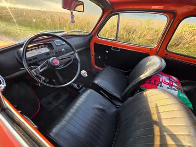 FIAT 500L Veteran 1972 — Cabriolet CH-Fahrzeug, 69'000 km authentiques — Miniatur 7