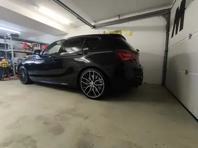 BMW M140i Handschalter — Coupé sportif 340 ch, boîte manuelle, traction arrière — Seitenansicht