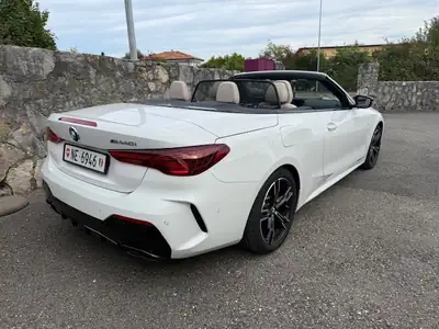 BMW M440i xDrive Cabriolet 2024 — Décapotable haute performance, 22 900 km — rear view
