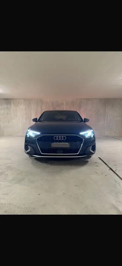 Audi A3 Sportback 35 TFSI — Hybride rechargeable, 64'300 km, design premium — vue extérieure
