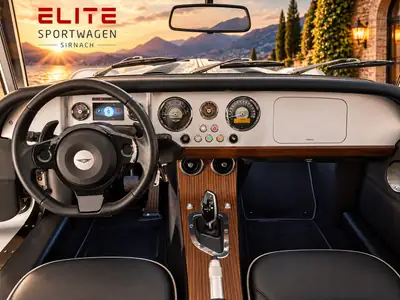 Morgan Plus Six 3.0 Bespoke Automatik — Roadster sportif 340 ch, état impeccable, 15'800 km — rear view