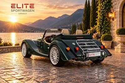 Morgan Plus Six 3.0 Bespoke Automatik — Cabriolet British Icon, 340 ch, quasi neuf à 1'480 km — dashboard