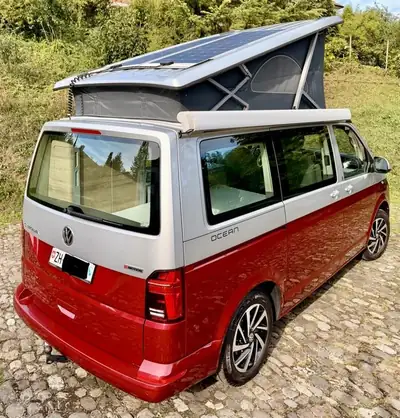 VW T6.1 Ocean Liberty 204PS 4Motion — Camping-car intégral, équipement complet et énergie solaire — arrière