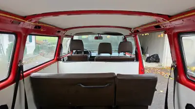VW T3 Typ 2 1982 — Le Classique du Camping-Car, 9 Places Authentiques — vista posteriore