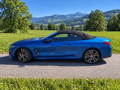 BMW 840i xDrive Cabriolet — Élégance décapotable, 340 ch et traction intégrale — détail