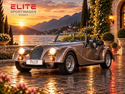 Morgan 4/4 — Cabriolet britannique de légende, 258 ch et seulement 15 900 km — exterior view