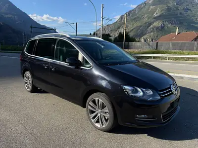 VW Sharan 2.0 TDI Highline 4Motion — Monospace 7 places, automatique, services à jour — Thumbnail 9