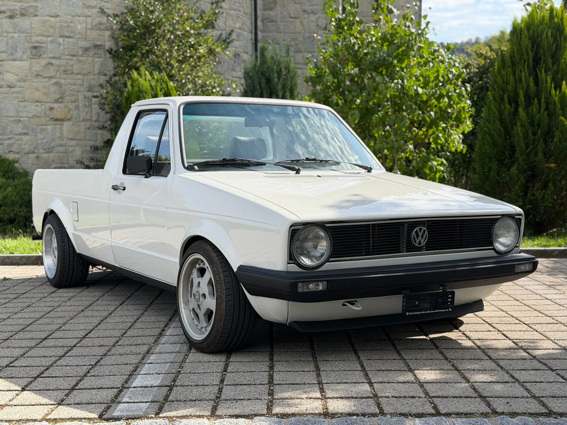 VW Caddy 1.8 GTI Pick-up 1989 — Utilitaire sportif rétro, fraîchement révisé