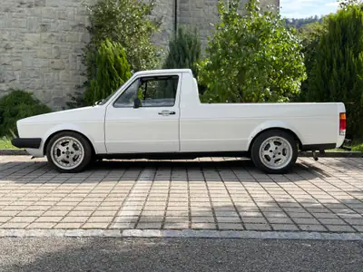 VW Caddy 1.8 GTI Pick-up 1989 — Utilitaire sportif rétro, fraîchement révisé — tableau de bord