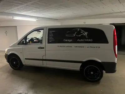 Mercedes-Benz Vito 113 CDI — Fourgon utilitaire robuste, diesel économique 250 000 km — vue extérieure