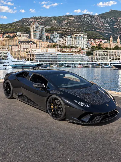 Lamborghini Huracán LP 610 Vorsteiner — Supercar carbone forgé, 75'000 km, sans sinistre — côté