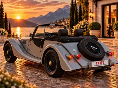 Morgan Plus 4 70th Anniversary Edition — Roadster britannique collector, 1 de 20 exemplaires — arrière