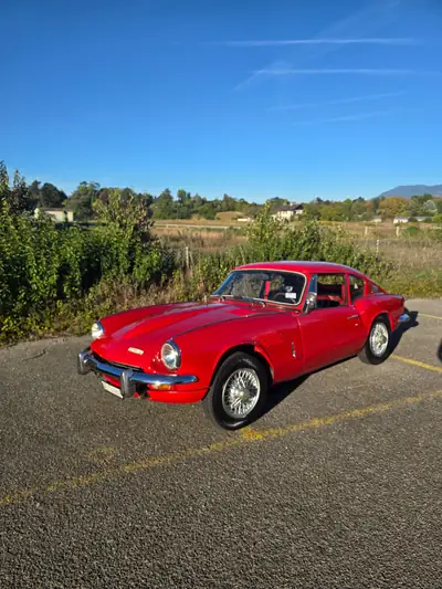 Triumph GT6 MK II 1969 — Coupé sportif anglais authentique, seulement 35'000 km — vue extérieure
