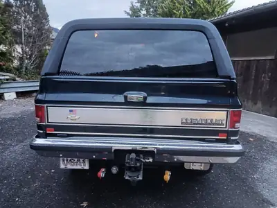 Chevrolet Blazer 1990 — SUV Américain Culte, 97'000 km, Freinage Pneumatique — rear view