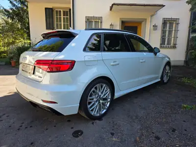 Audi A3 2.0 TDI 184 S-Tronic — Berline diesel performante, équipement S-Line premium — Seitenansicht