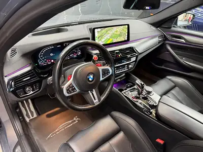 BMW M5 xDrive Competition — Berline sportive 625 ch, freins céramiques, très bas kilométrage — Miniatura 8