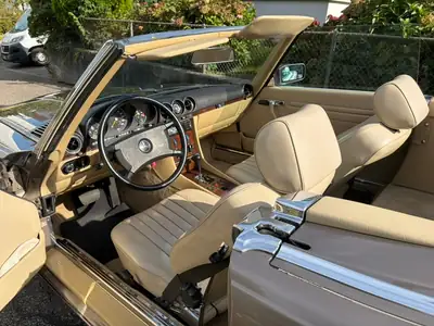 Mercedes-Benz SL 300 1987 — Cabriolet iconique, restauration moteur & carrosserie — Thumbnail 8