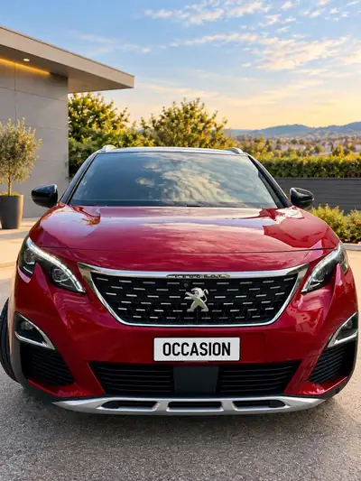 Peugeot 3008 1.6 THP GT Line — SUV dynamique, 74 000 km, rouge élégant — arrière