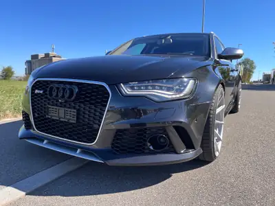 Audi RS6 Avant 4.0 TFSI V8 quattro — Break haute performance, 560 ch, sans accident — Heckansicht