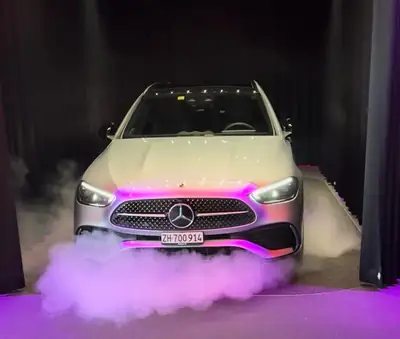 Mercedes-Benz C 220 d Swiss Star AMG Line — Berline élégante 4WD, 54 000 km seulement — côté