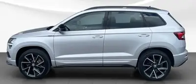 Skoda Karoq 2.0 TSI SportLine 4x4 — SUV polyvalent, 190 ch et traction intégrale — Außenansicht