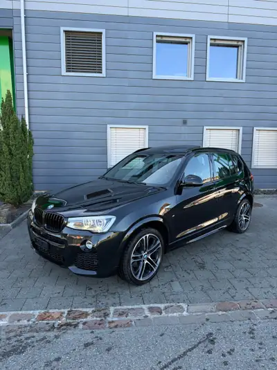 BMW X3 35d xDrive M-Sport — SUV diesel performant, équipé M-Paket et panoramique — côté
