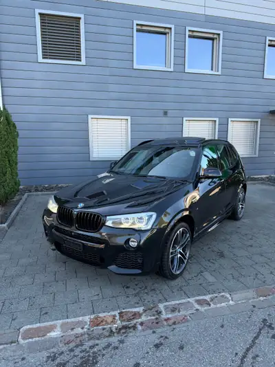 BMW X3 35d xDrive M-Sport — SUV diesel performant, équipé M-Paket et panoramique — vue extérieure