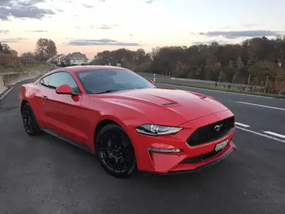 Ford Mustang 2.3 EcoBoost — Le coupé sportif américain à motorisation efficace — vue extérieure