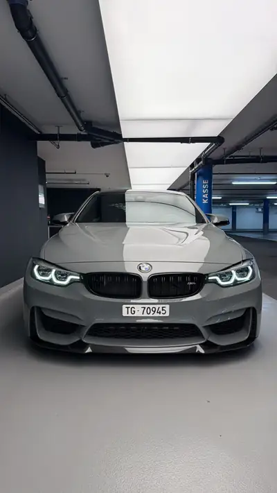 BMW M4 CS 2018 — Coupé haute performance, 22'350 km seulement — côté
