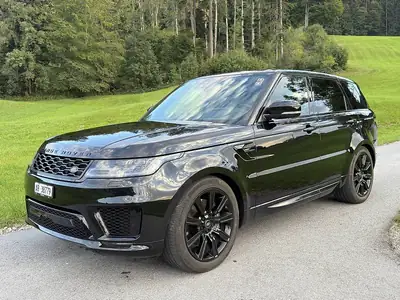 Land Rover Range Rover Sport P400 — SUV premium 400 ch, 100'000 km seulement — vue extérieure