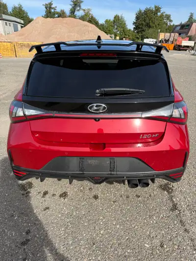 Hyundai i20 1.6 T-GDi N — Sportive compacte rouge, 62'000 km seulement — arrière