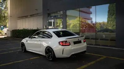 BMW M2 Coupé 2017 — Performance sportive, 37'000 km, blanc métallisé — Detail