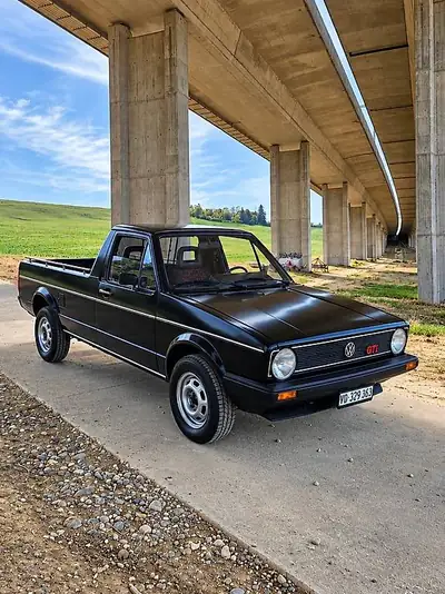 VW Caddy 1.8 GTI — Pickup légendaire des années 80, expertise vétéran — vue extérieure