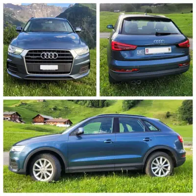 Audi Q3 2.0 TDI 150 quattro — SUV compact robuste, sans sinistre — Seitenansicht