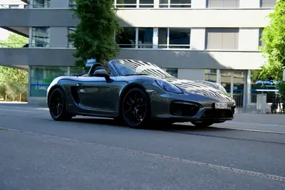 Porsche 718 Boxster GTS 3.4 — Cabriolet sportif sans accident, garantie jusqu'en 2028 — rear view
