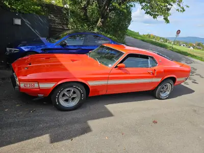 Ford Mustang Shelby GT350 Fastback 1970 — Légende américaine authentique, moteur 351 Windsor — side view
