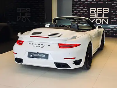 Porsche 911 Turbo S Cabrio PDK — Superbe cabriolet de prestige, 87'000 km, garantie NSA — Miniatur 9